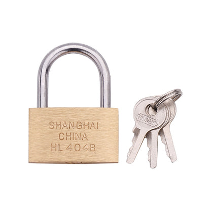 Copper Padlock Small Lock, Style: Short Lock Beam, 40mm Open by bashfashion