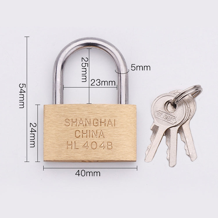 Copper Padlock Small Lock, Style: Short Lock Beam, 40mm Open by bashfashion