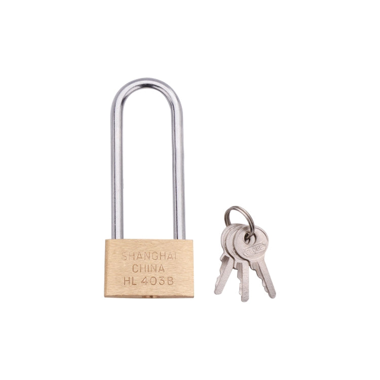 Copper Padlock Small Lock, Style: Long Lock Beam, 30mm Not Open by bashfashion