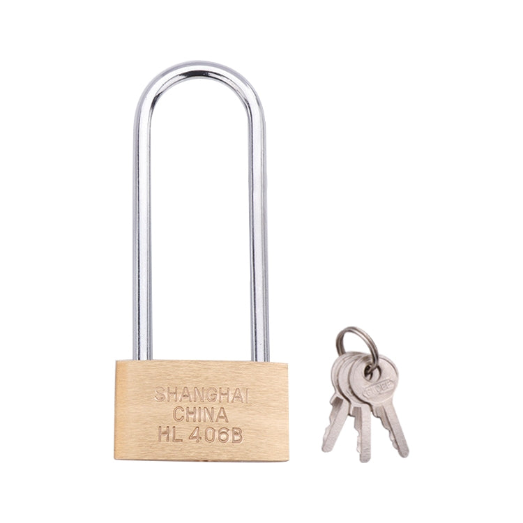 Copper Padlock Small Lock, Style: Long Lock Beam, 60mm Open by bashfashion