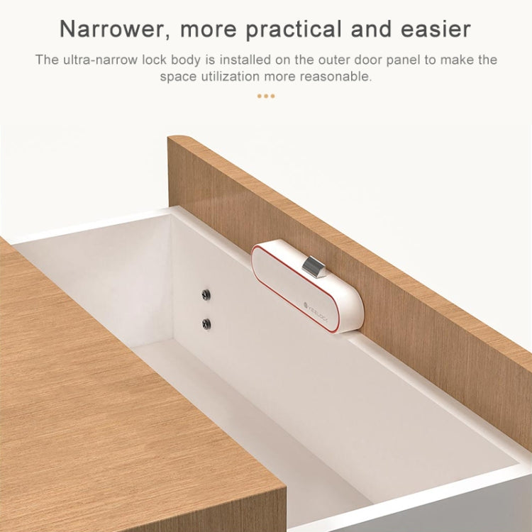 Original Xiaomi Youpin YEELOCK Smart Drawer Cabinet Lock Switch, US Plug(White) by Xiaomi