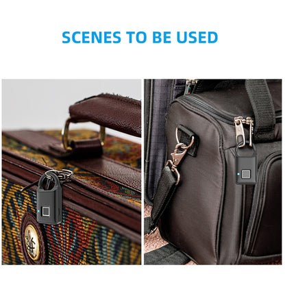 P5 3.7V Micro USB Charging Semiconductor Fingerprint Sensing Small Padlock by bashfashion