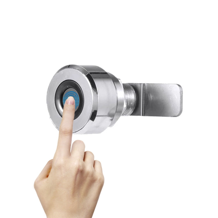 T22F Micro USB Charging Zinc Alloy Smart Bilateral Open Fingerprint Drawer Lock File Cabinet Lock by bashfashion