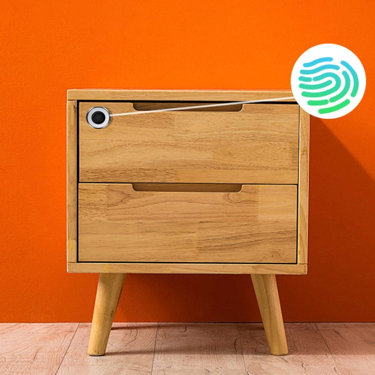 T23F Micro USB Charging Zinc Alloy Smart Triple Linkage Open Fingerprint Drawer Lock File Cabinet Lock by bashfashion