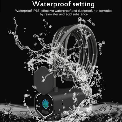 W16 IP65 Waterproof Fingerprint Lock Steel Rope Anti-theft Electric Car Lock Bluetooth APP Electronic Lock by bashfashion