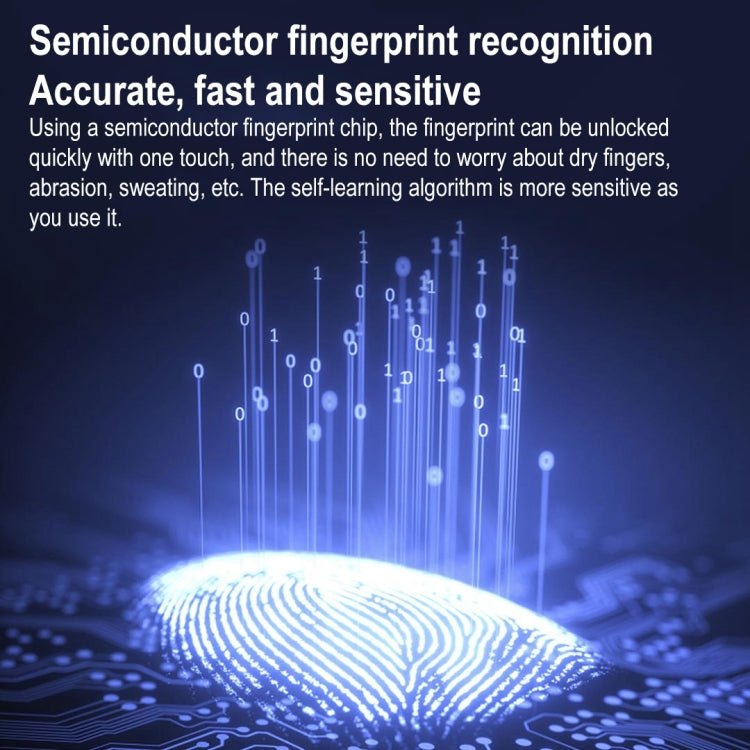 Original Xiaomi Youpin ZNGS06YSB YEELOCK Smart Fingerprint Drawer Cabinet Lock(White) by Xiaomi