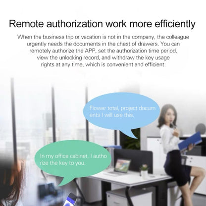 T1 Bluetooth + Tuya APP Smart Drawer Lock Invisible Lock, Support Remote Control Unlocking by bashfashion