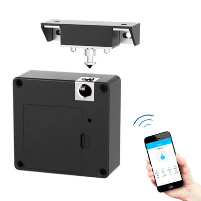 T8+ Non-opening Drawer Lock APP + IC Card Invisible Universal Cabinet Lock by bashfashion