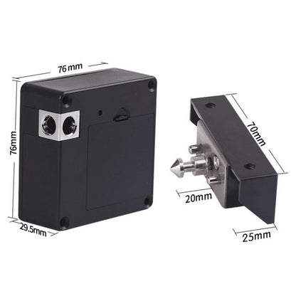 T8+ Non-opening Drawer Lock APP + IC Card Invisible Universal Cabinet Lock by bashfashion