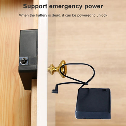 T8+ Non-opening Drawer Lock APP + IC Card Invisible Universal Cabinet Lock by bashfashion