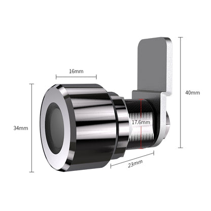 T22FB Micro USB Charging Zinc Alloy Smart Fingerprint + Bluetooth Drawer Bilateral Open Lock File Cabinet Lock by bashfashion