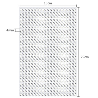 4mm Glitter Crystal Diamond Decoration / Shining Rhinestone Sticker for Car Sticker & Cell Phone Ornament(Silver) by bashfashion