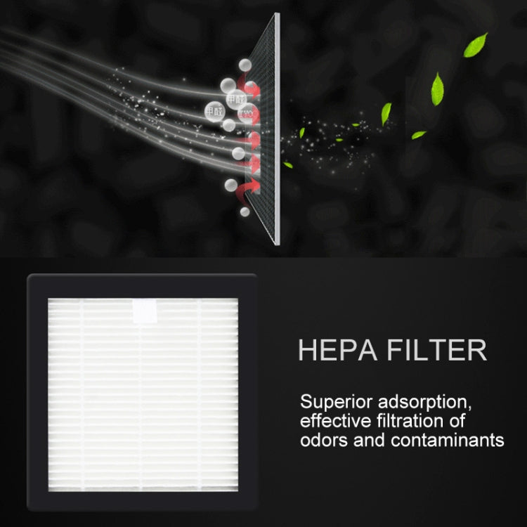 XJ-002 Car / Household Smart Touch Control Air Purifier Negative Ions Air Cleaner(Black) by bashfashion