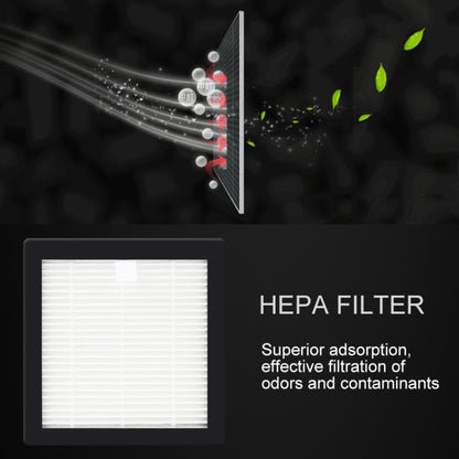 XJ-002 Car / Household Smart Touch Control Air Purifier Negative Ions Air Cleaner(White) by bashfashion