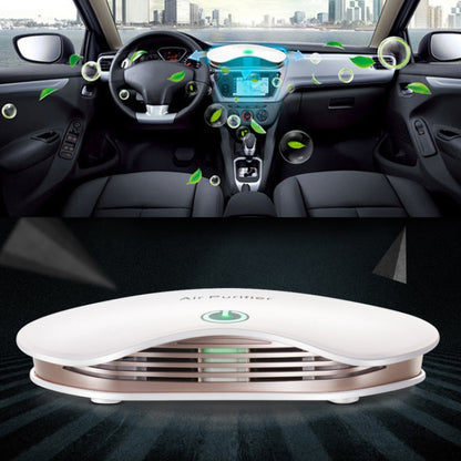 BL-001 Car / Household Smart Touch Control Air Purifier Negative Ions Air Cleaner(White) by bashfashion