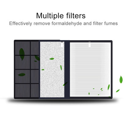 MC-CZ001 Car / Household Smart Touch Control Air Purifier Negative Ions Air Cleaner(Black) by bashfashion