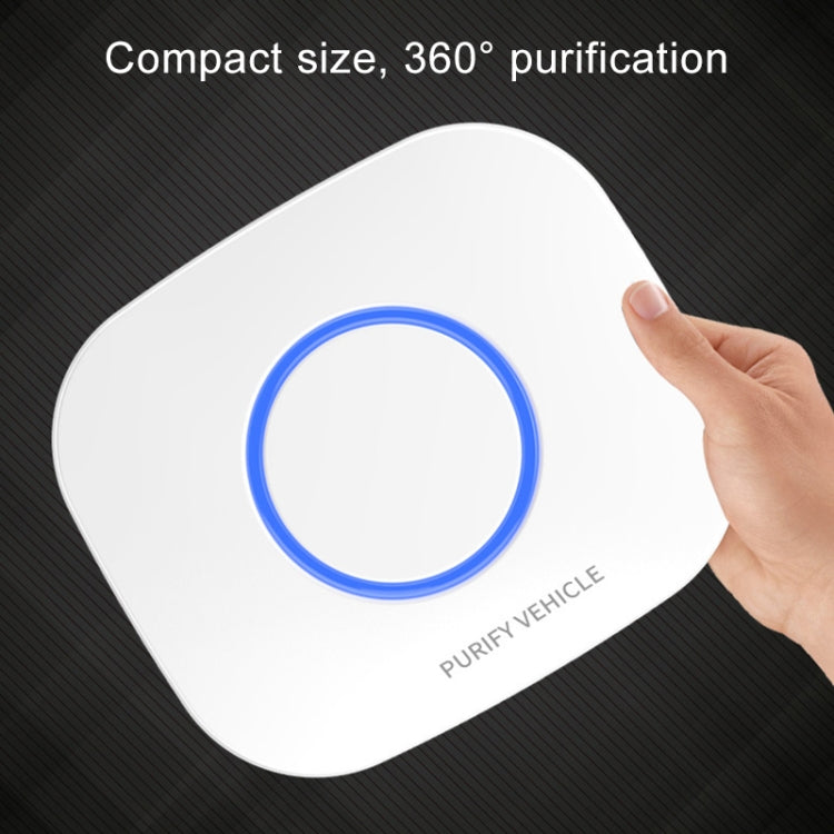 MC-CZ001 Car / Household Smart Touch Control Air Purifier Negative Ions Air Cleaner(White) by bashfashion