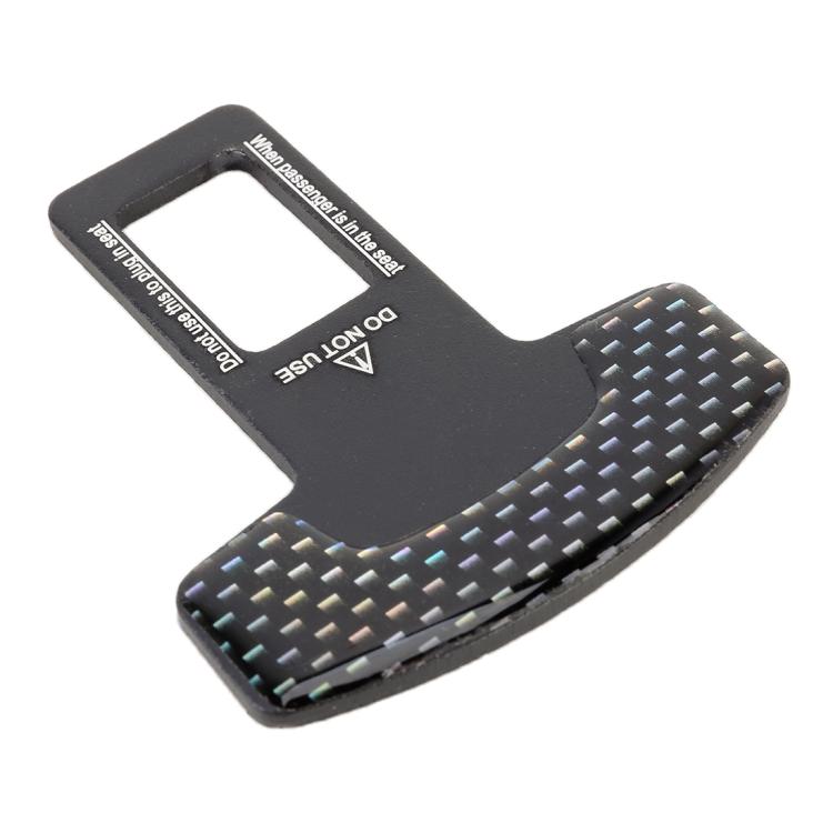 2 in 1 Car Carbon Fibre Safety Seat Belt Buckle Clip by bashfashion