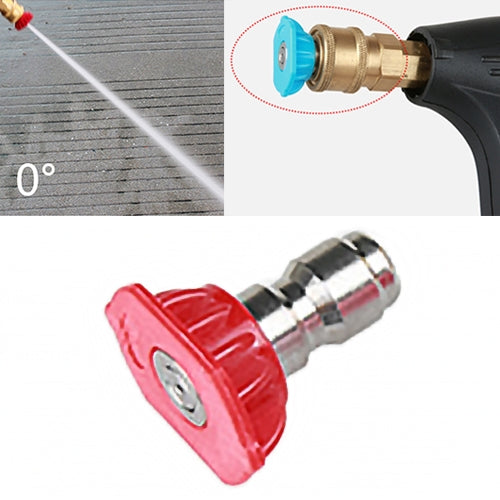 High Pressure Car Wash Gun Jet Nozzle Washer Accessories, Nozzle Angle: 0 Degree by bashfashion