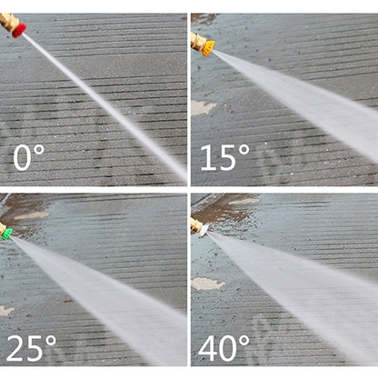High Pressure Car Wash Gun Jet Nozzle Washer Accessories, Nozzle Angle: 25 Degree by bashfashion