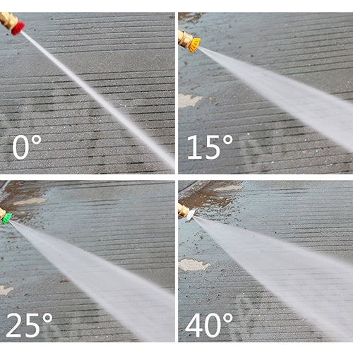 High Pressure Car Wash Gun Jet Nozzle Washer Accessories, Nozzle Angle: 0 Degree Big Hole, Blue by bashfashion