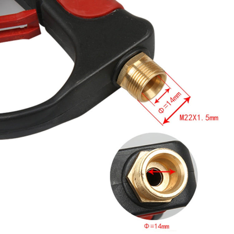 High Pressure Car Wash Gun Water Spray Jet Lance with 5 Nozzles by bashfashion