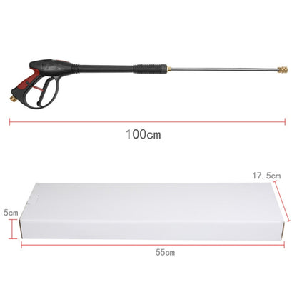 High Pressure Car Wash Gun Water Spray Jet Lance with 5 Nozzles by bashfashion