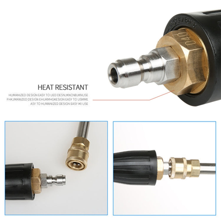 Adjustable High Pressure Washer Nozzle Tips Jet Nozzle Washer Accessories for Truck, 040(4.0GPM) / 3600PSI by bashfashion