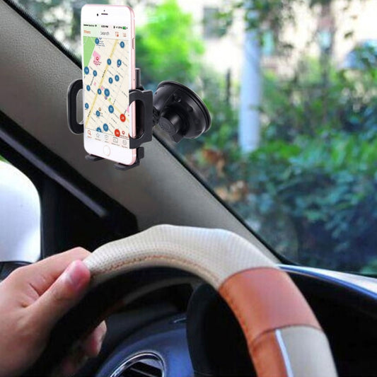 SHUNWEI SD-1121G Car Phone Multi-functional Mount Holder, Windshield / Dashboard Universal Car Mobile Phone Cradle, For iPhone, Galaxy, Huawei, Xiaomi, Sony, LG, HTC, Google and other iOS / Android Smartphones by SHUNWEI