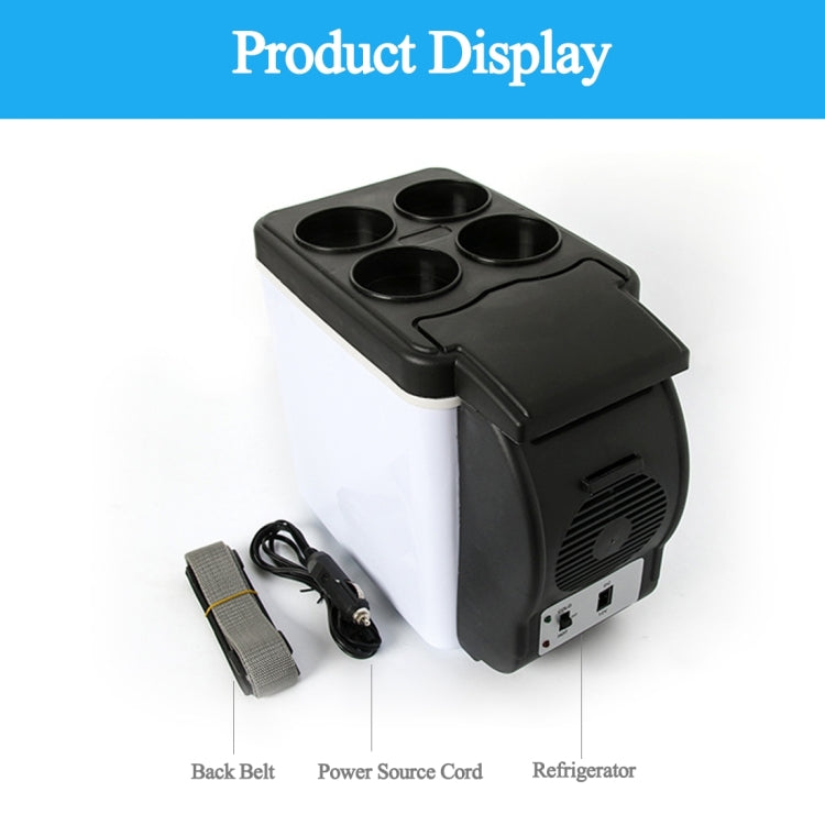 Car Auto 48W Portable Multi-Function Cooling and Warming 6L Low Noise Refrigerator for Car and Home, Cord Length: 1.8m by bashfashion