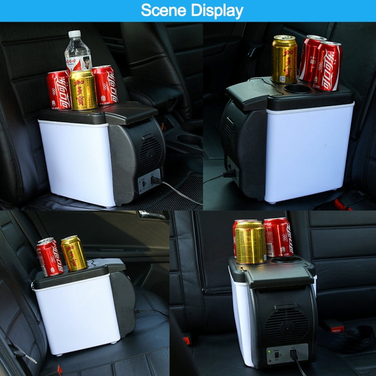 Car Auto 48W Portable Multi-Function Cooling and Warming 6L Low Noise Refrigerator for Car and Home, Cord Length: 1.8m by bashfashion