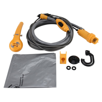 DC 12V Taking Shower Washing Car Washing Dish Water Power Adjustable Automobile Shower Set with 2m Plastic Hose by bashfashion