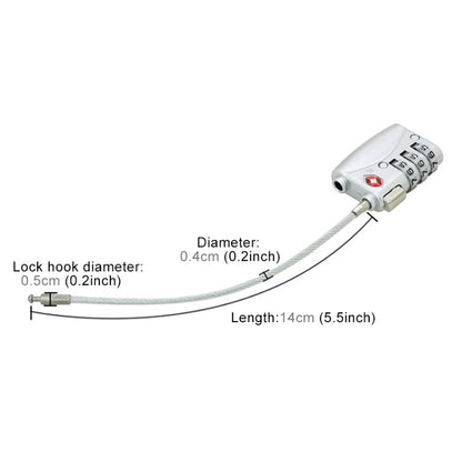 JASIT TSA719 Zinc Alloy 3-Digit Password TSA Lock Travel Luggage Padlock(Blue) by bashfashion