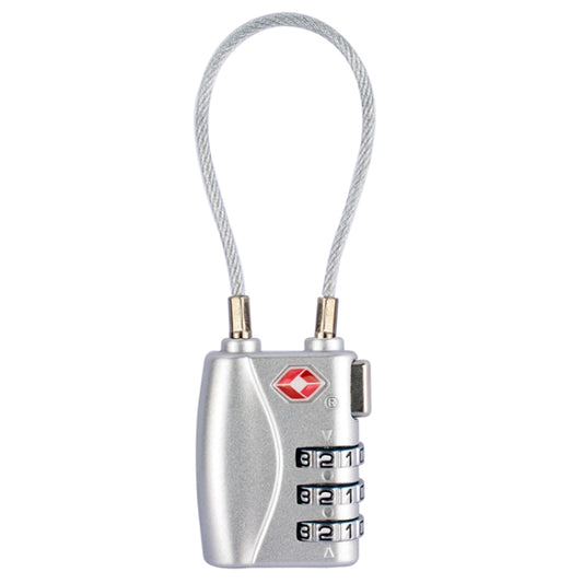 JASIT TSA719 Zinc Alloy 3-Digit Password TSA Lock Travel Luggage Padlock(Silver) by bashfashion