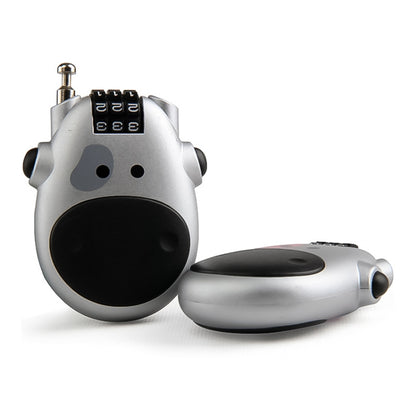 JASIT Portable Multifunction Cute Cow Travel Luggage Password Lock by bashfashion