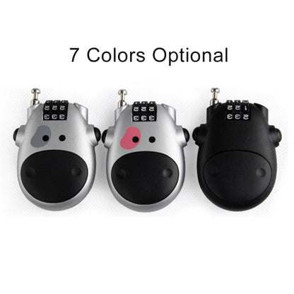 JASIT Portable Multifunction Cute Cow Travel Luggage Password Lock by bashfashion