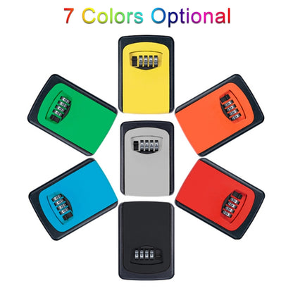 Wall-hanging Key Storage Box with Metal 4-Digit Password Lock(Green) by bashfashion