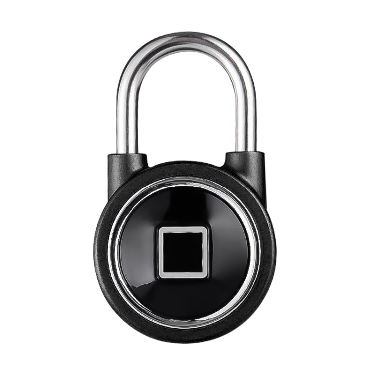 Waterproof Intelligent Bluetooth Fingerprint Padlock Remote Unlocking for iOS / Android(Black) by bashfashion
