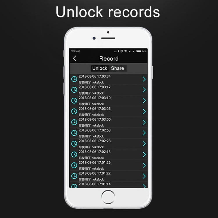 Waterproof Intelligent Bluetooth Fingerprint Padlock Remote Unlocking for iOS / Android(Blue) by bashfashion