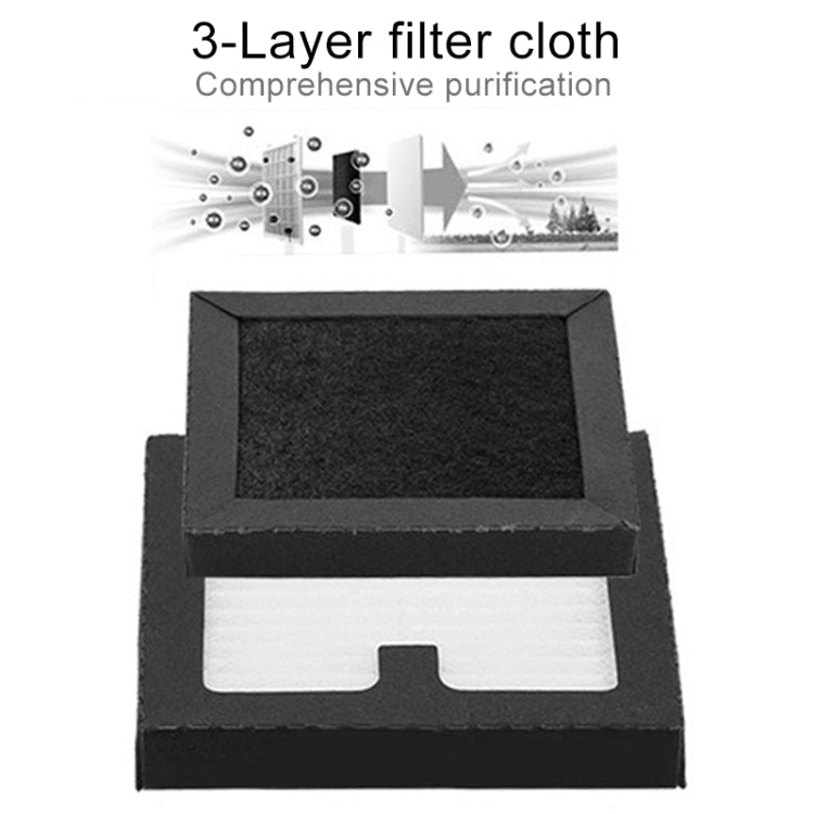 CARZOR Z1 2W USB Car Air Purifier Negative Ions Air Cleaner(Black) by bashfashion