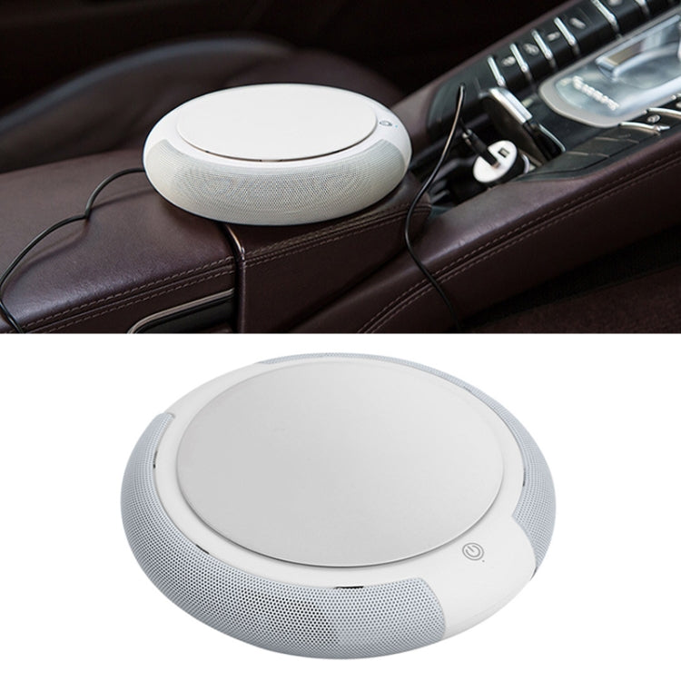 CARZOR Z1 2W USB Car Air Purifier Negative Ions Air Cleaner(White) by bashfashion