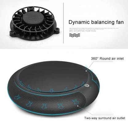 CARZOR Z1 2W USB Car Air Purifier Negative Ions Air Cleaner(White) by bashfashion