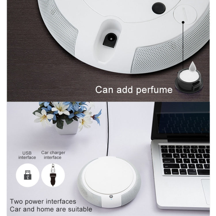 CARZOR Z1 2W USB Car Air Purifier Negative Ions Air Cleaner(White) by bashfashion