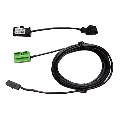 Car Bluetooth Phone Microphone Cable Wiring Harness for Volkswagen RCD510 RNS315, Cable Length: 4m by bashfashion
