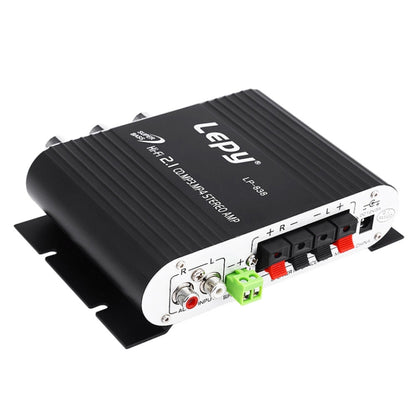 Car 2.1CH HIFI Subwoofer Amplifier Audio, Support MP3(Black) by bashfashion