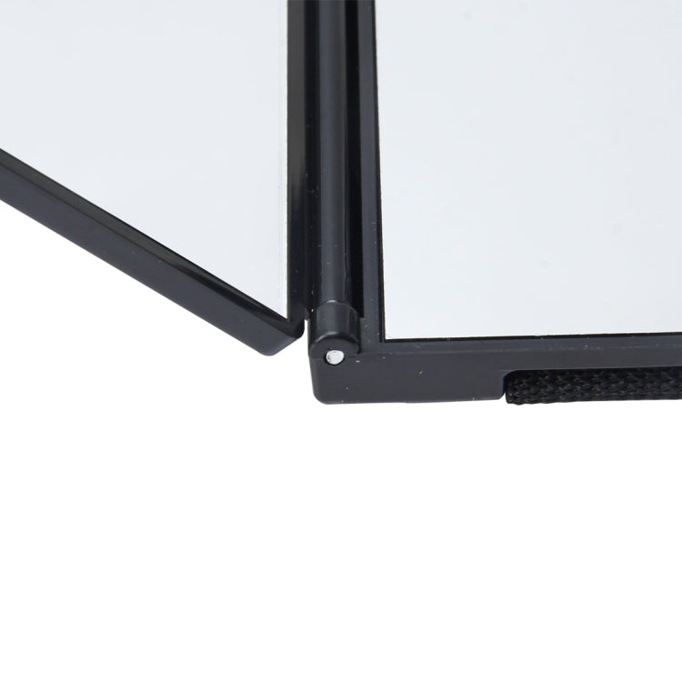 SHUNWEI Car Sun Visor Adjustable Mirror Car Makeup Sun-shading Vehicle Mounted Cosmetic Mirror Folding Vanity Mirror Triple Folding Car Interior Makeup Mirror Auto Supplies by SHUNWEI