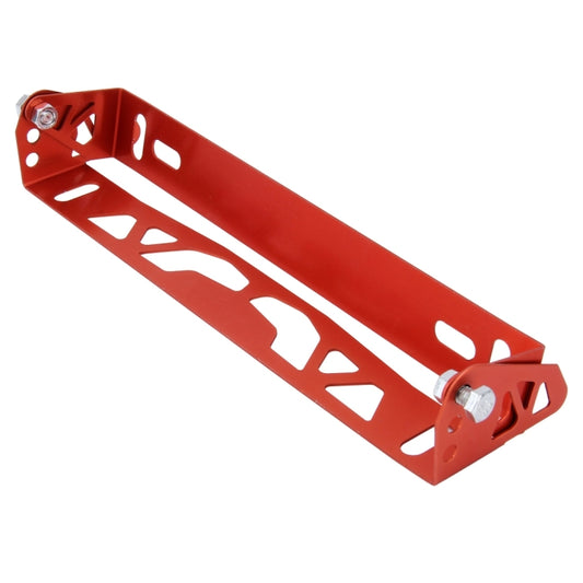 Car Auto Universal Aluminum Alloy Modified License Plate Frame Holder(Red) by bashfashion