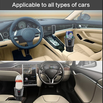Portable 12V Car Smart Dual-purpose Heating Cooling Cup Holder (Black) by bashfashion