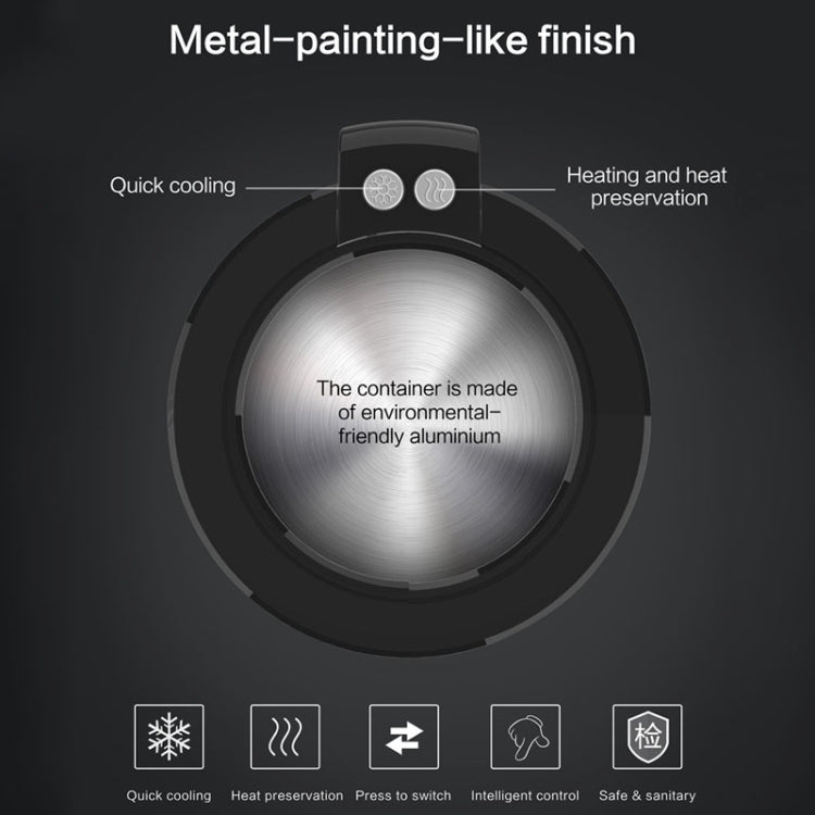 Portable 12V Car Smart Dual-purpose Heating Cooling Cup Holder (Black) by bashfashion