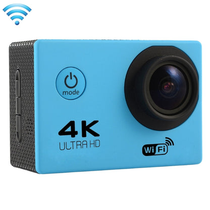 F60 2.0 inch Screen 170 Degrees Wide Angle WiFi Sport Action Camera Camcorder with Waterproof Housing Case, Support 64GB Micro SD Card(Blue) by bashfashion